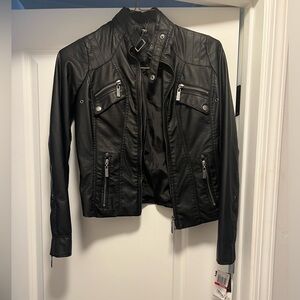 COPY - Brand New vegan leather jacket - jou jou brand - XS